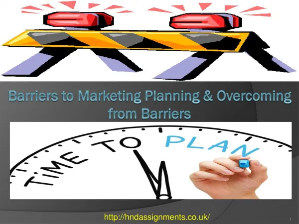 Barriers to Marketing Planning & Overcoming from Barriers