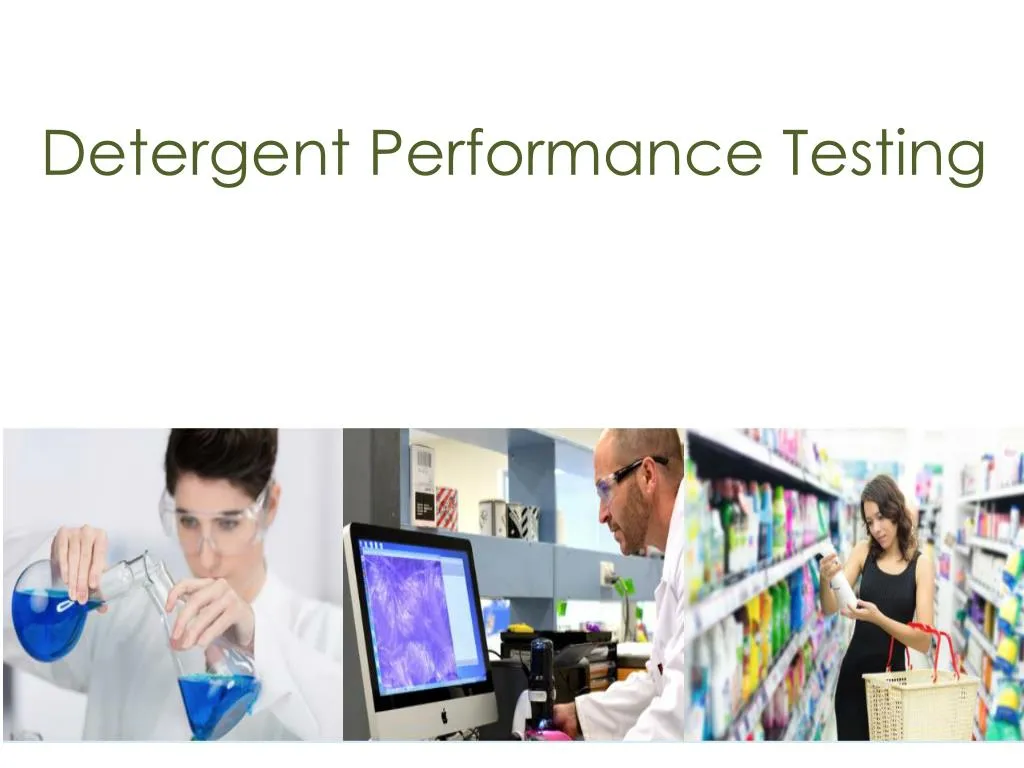 detergent performance testing