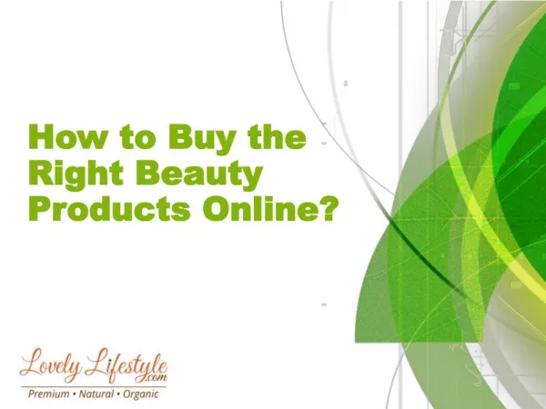 How to Buy the Right Beauty Products Online?