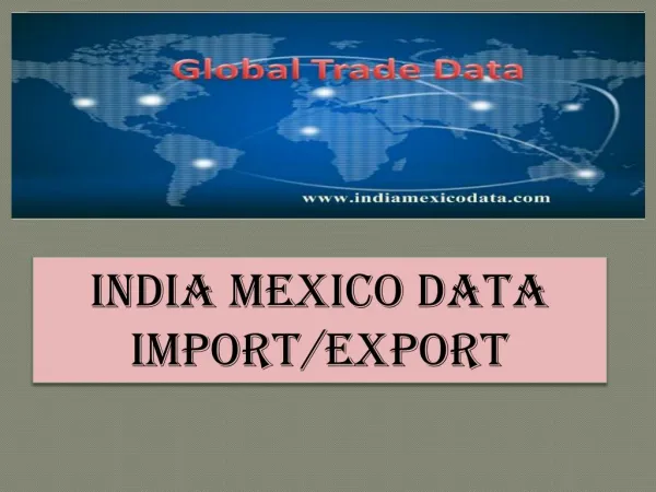 Find importer & exporter details along with data
