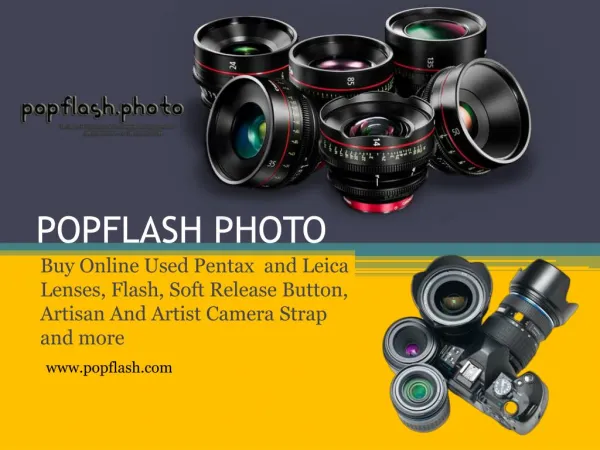 Buy Used and New DSLR camera and accossories - Popflash