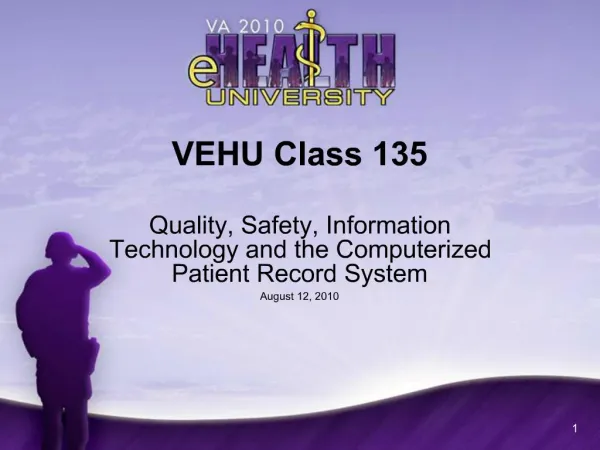 VEHU Class 135