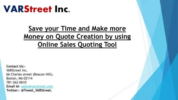 Save your Time and Make more Money on Quote Creation by using Online Sales Quoting Tool