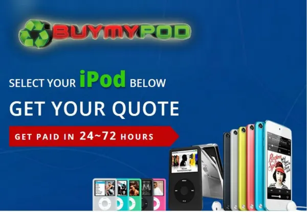 BuyMyPod - Sell your used ipod online