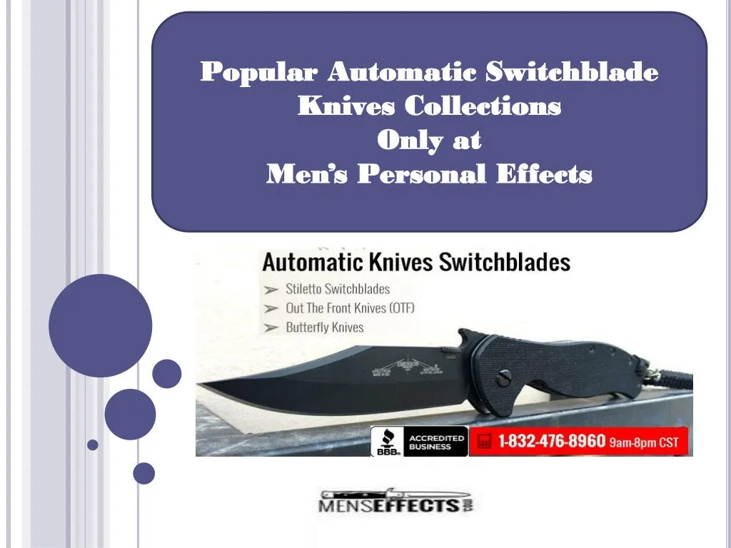 popular automatic switchblade knives collections
