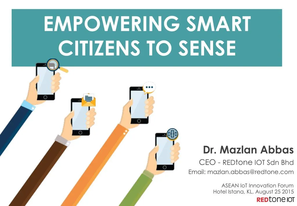 empowering smart citizens to sense
