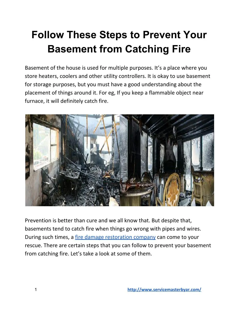 follow these steps to prevent your basement from