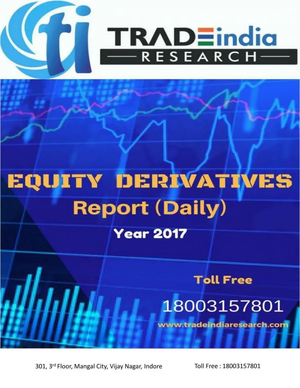 Derivative Daily Report for 11 Apr 2017 by TradeIndia Research