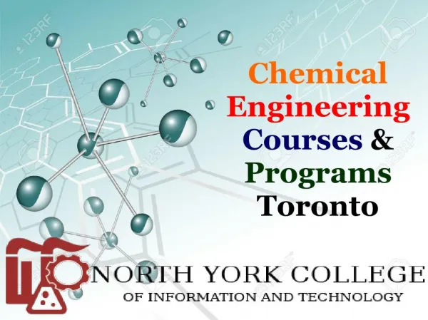 Chemical Engineering Courses & Programs Torornto