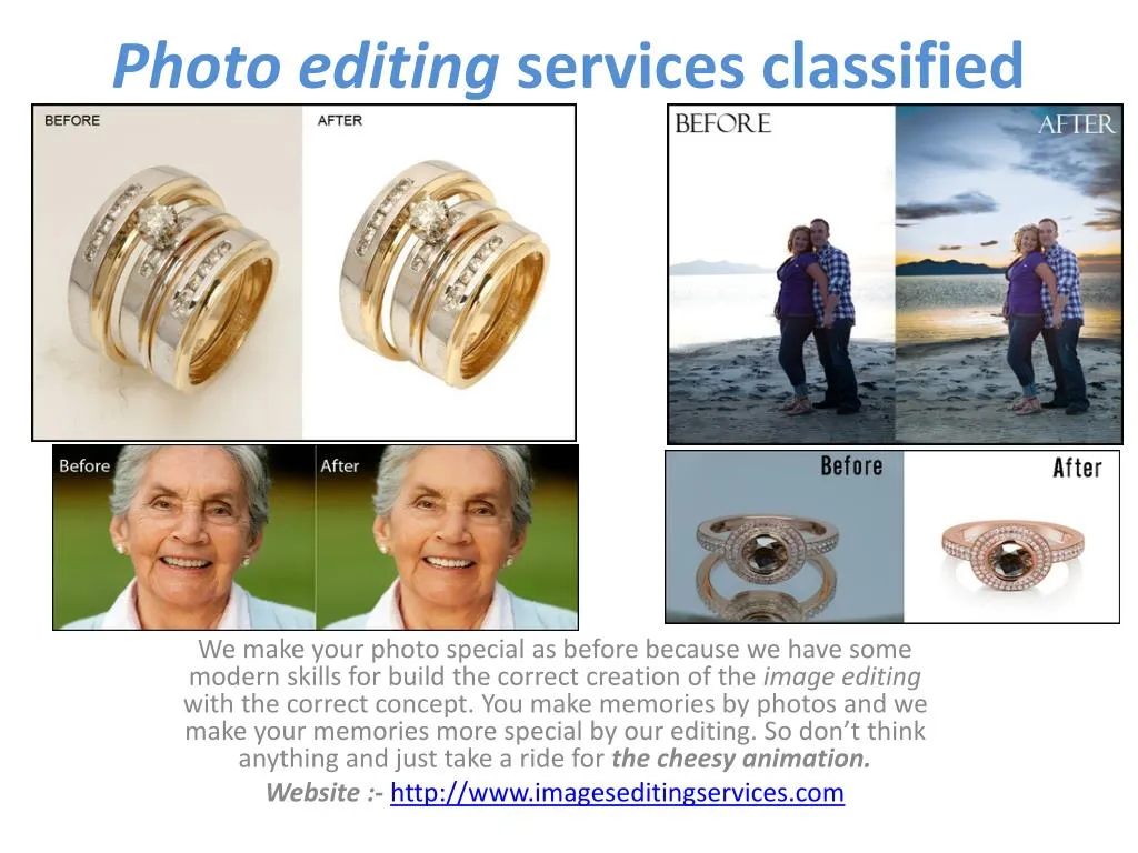 photo editing services classified