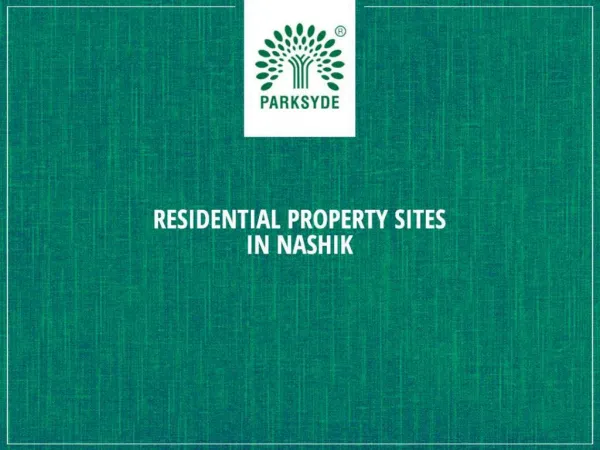 Residential Property sites in Nashik