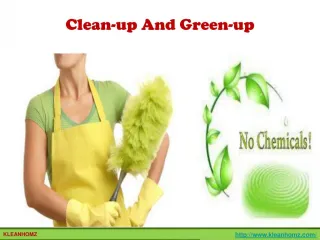 Eco-friendly Cleaning - slide 1