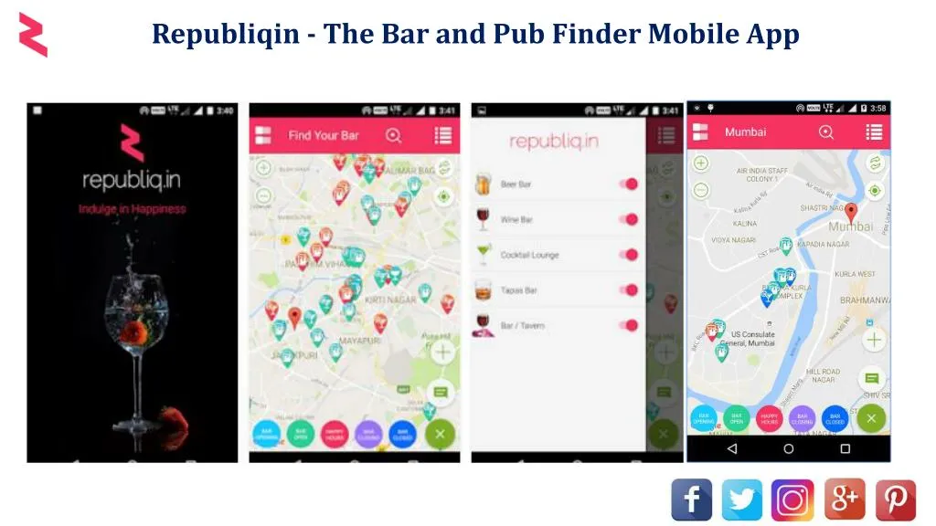 republiqin the bar and pub finder mobile app