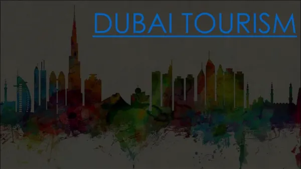 Dubai Tourism with Thomas Cook India