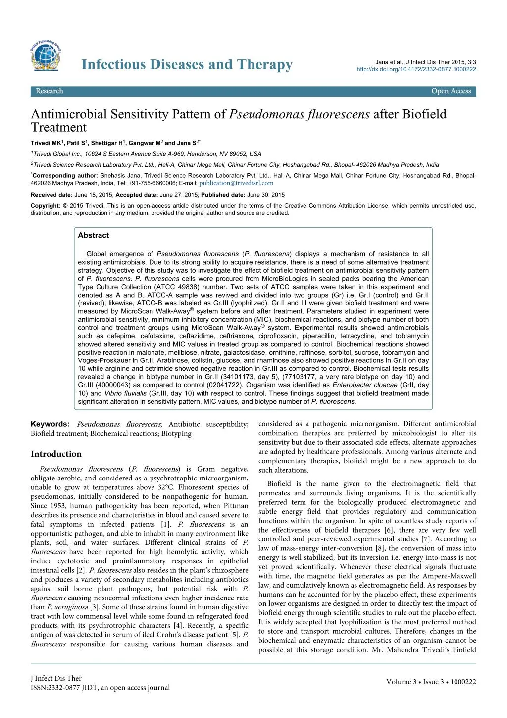 infectious diseases and therapy