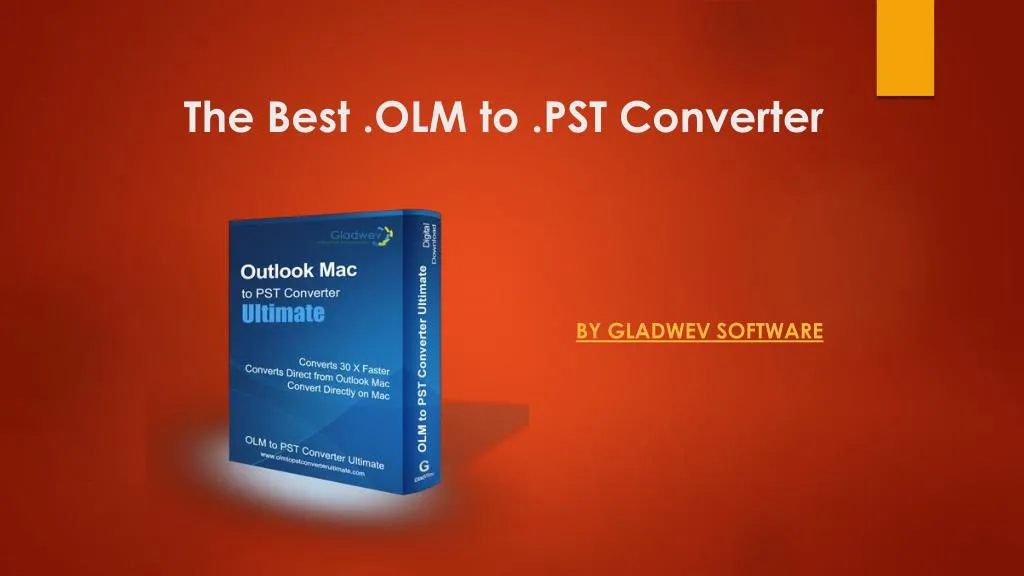 the best olm to pst converter