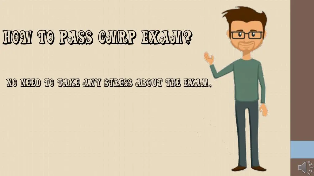 how to pass cmrp exam