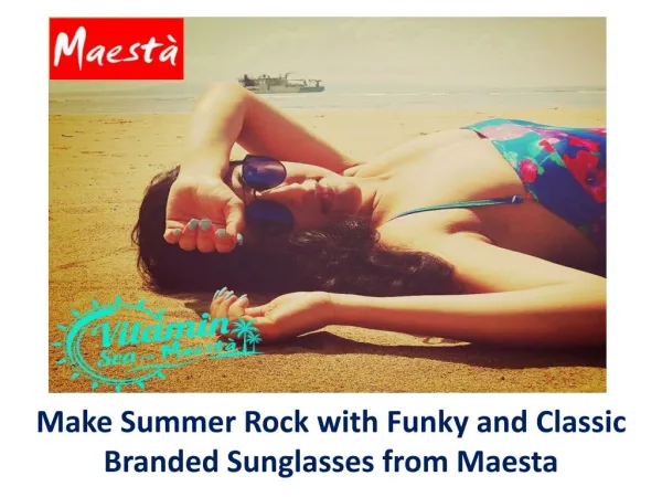 Buy Unisex Sunglasses Online From Maesta