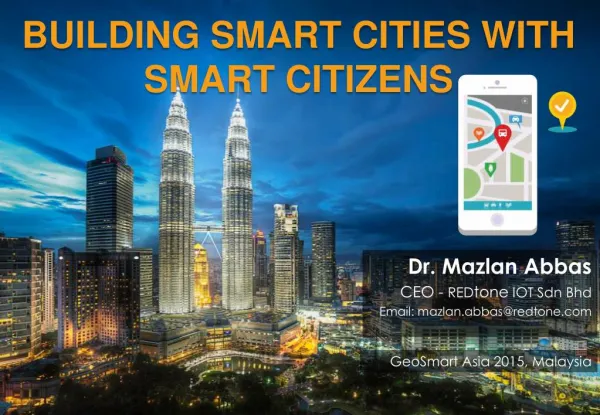 Building Smart Cities with Smart Citizens