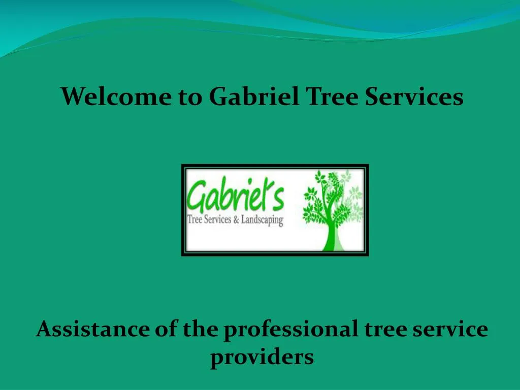 welcome to gabriel tree services