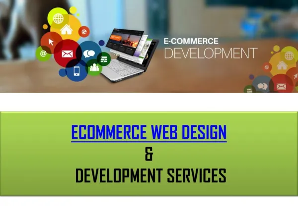 Ecommerce Website Development services
