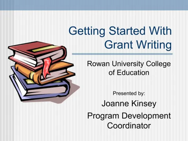Getting Started With Grant Writing