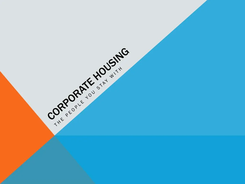 corporate housing
