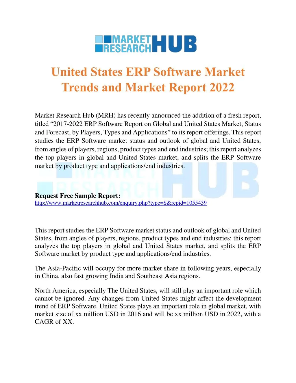 united states erp software market trends