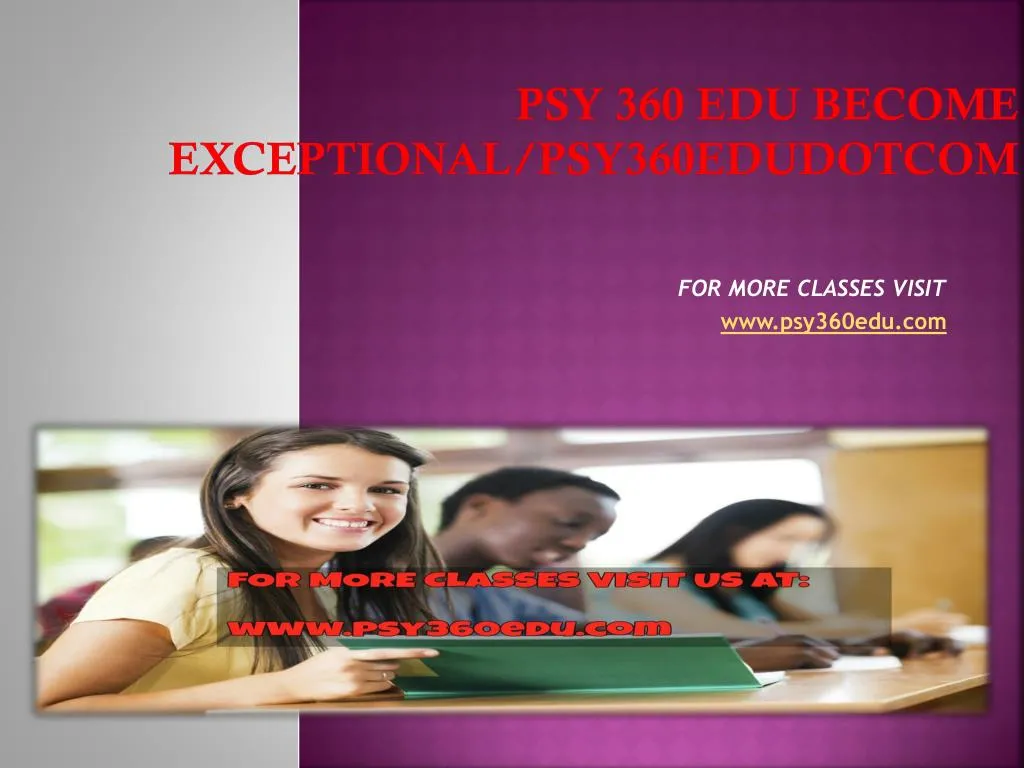 psy 360 edu become exceptional psy360edudotcom