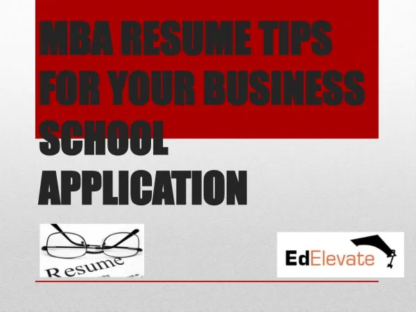 MBA admission in USA-MBA Resume Tips