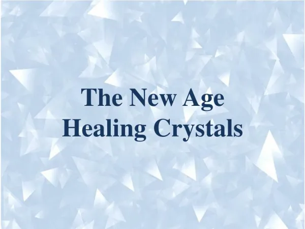 New Age Healing Crystals - Alakik
