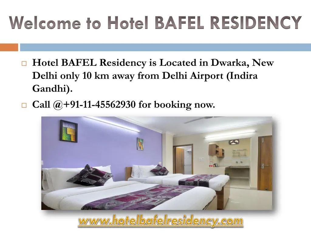 welcome to hotel bafel residency