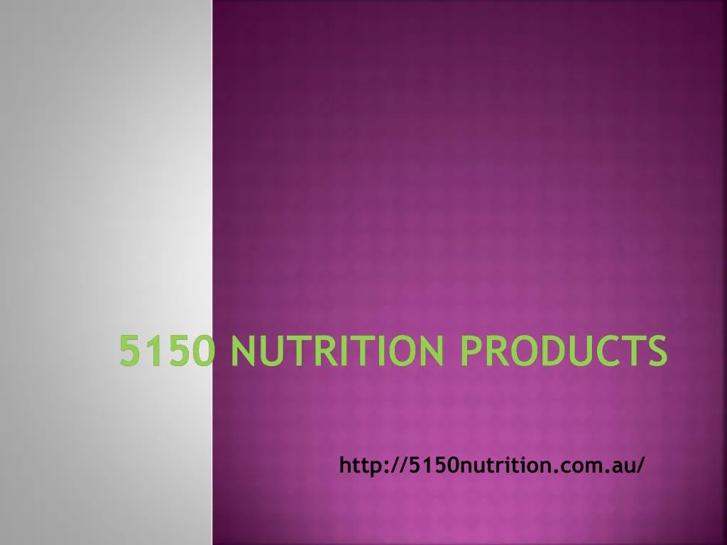 5150 nutrition products
