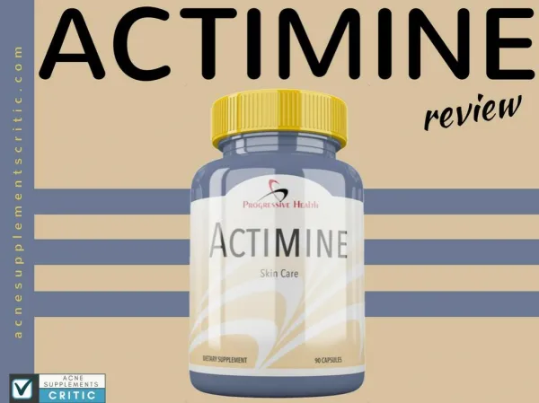 Actimine Review 2017 - Can You Get Side Effects?