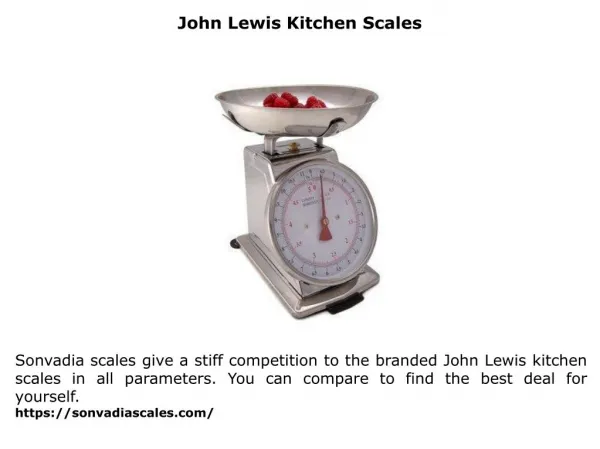 John Lewis Kitchen Scales