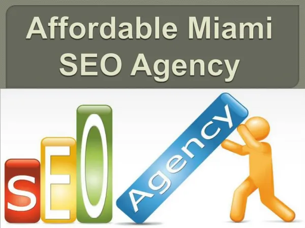 Affordable Miami SEO Agency