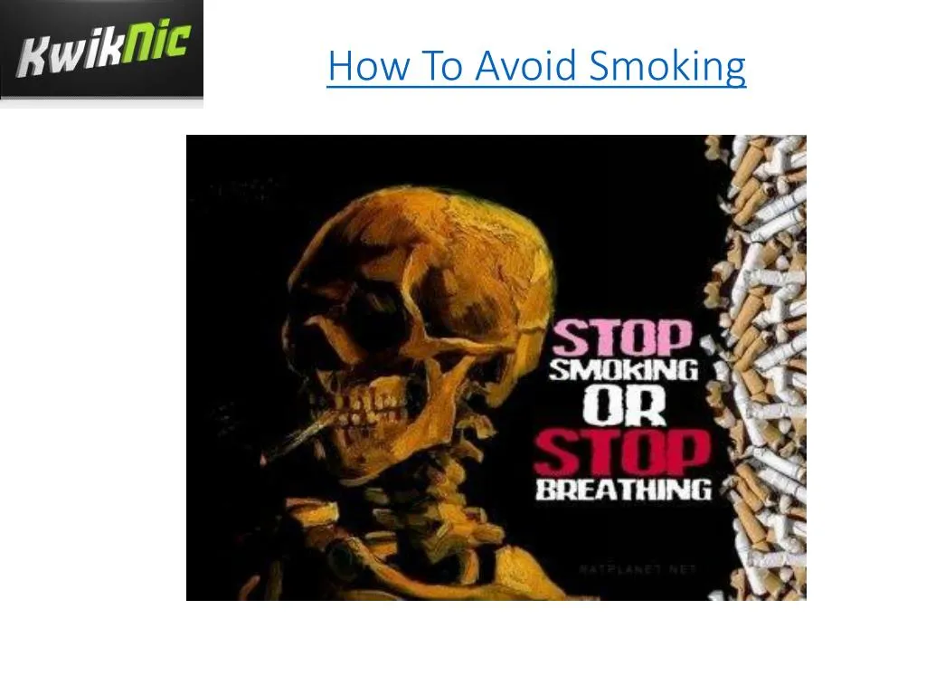 how to avoid smoking