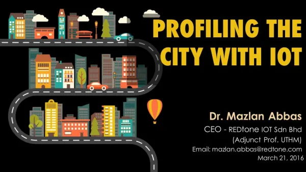 Profiling the City With IOT