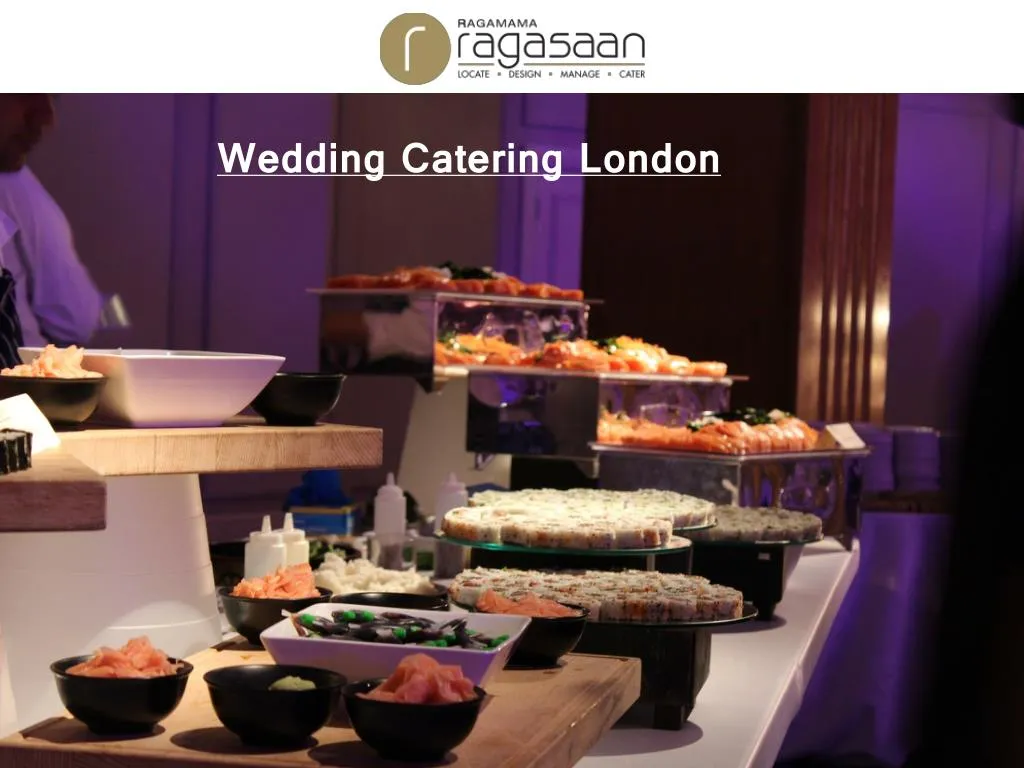 wedding catering london