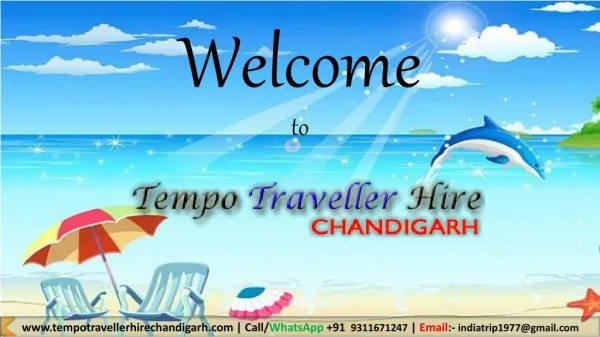 Book Luxury Tempo Traveller in Chandigarh