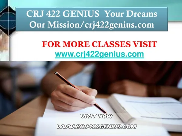 CRJ 422 GENIUS Your Dreams Our Mission/crj422genius.com