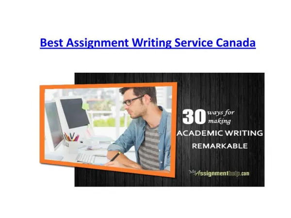 Best Assignment Writing Service Canada