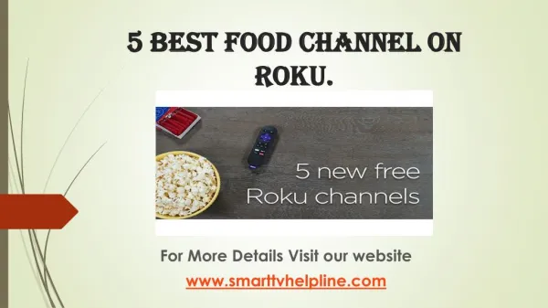 5 Best Food Channels On Your Roku.