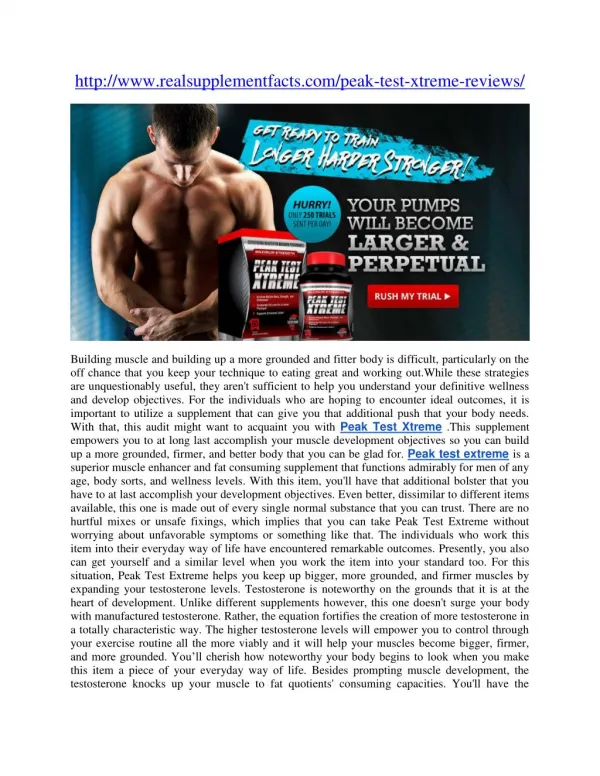 http://www.realsupplementfacts.com/peak-test-xtreme-reviews/