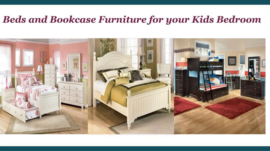 beds and bookcase furniture for your kids bedroom
