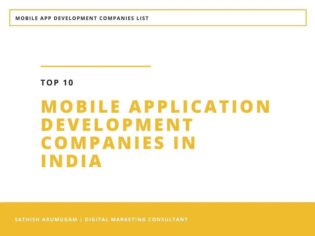 mobile app development companies list