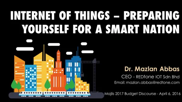 Internet of Things - Preparing Yourself for a Smart Nation