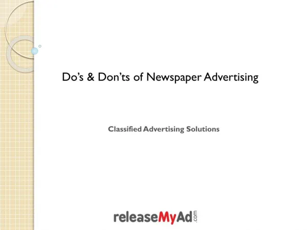 7 Mistakes to avoid with Newspaper Advertising.