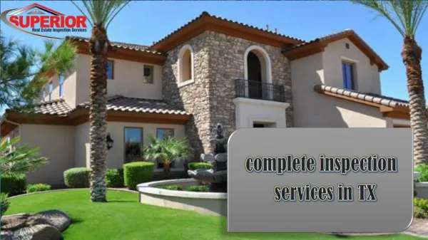 complete inspection services in TX
