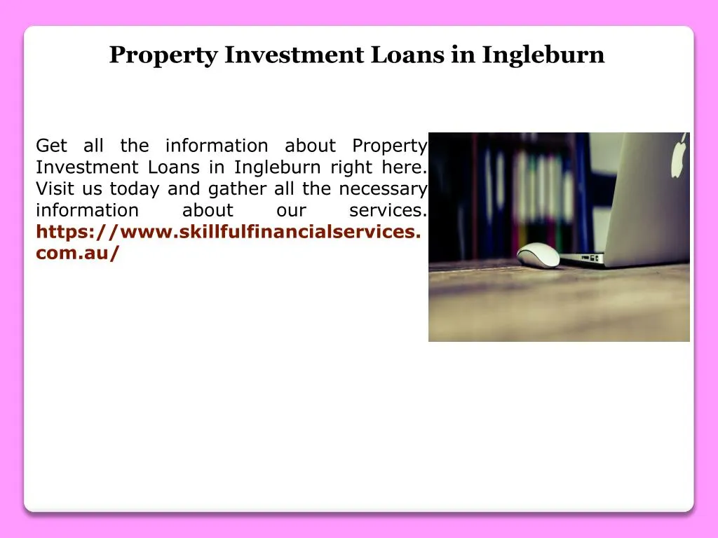 property investment loans in ingleburn